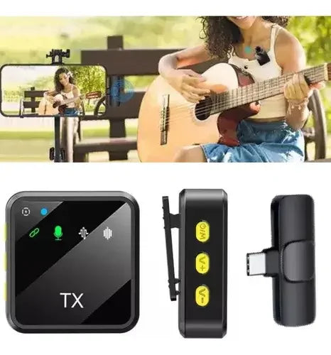 TX Dual Wireless Clip-On Mic