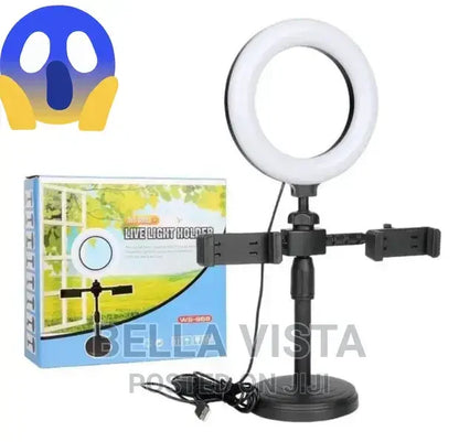 Ring Light with Dual Phone Holder