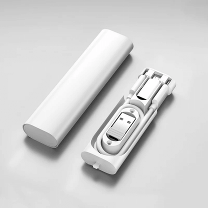 60W Travel Cable Kit — 6-in-1 Data Cable Set Organizer