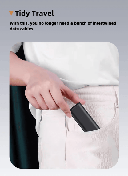 60W Travel Cable Kit — 6-in-1 Data Cable Set Organizer