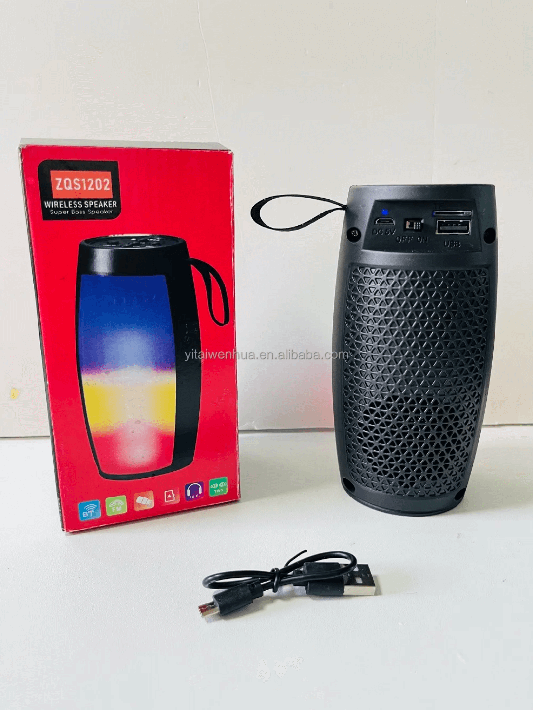 ZQS1202 – LED Bluetooth Speaker