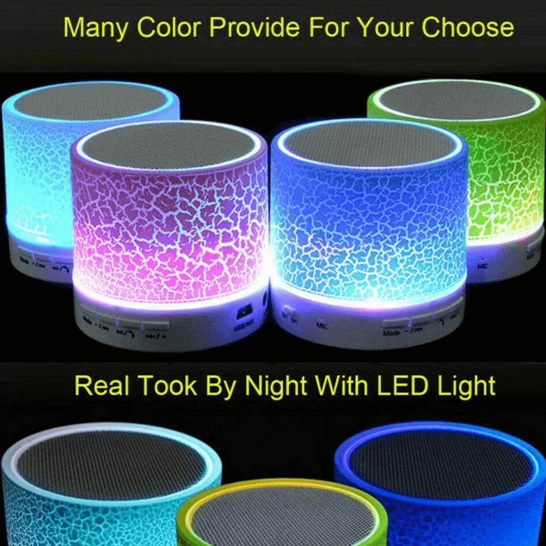 🔊 Mini Bluetooth “Dancing Light” Speaker