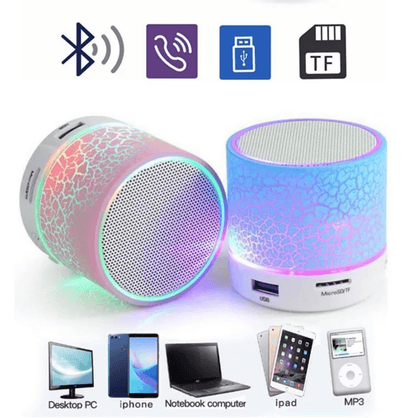 🔊 Mini Bluetooth “Dancing Light” Speaker