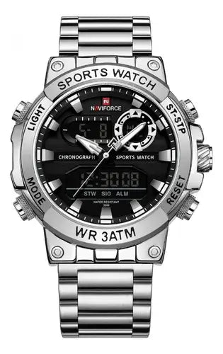 Naviforce Dual-Display Steel