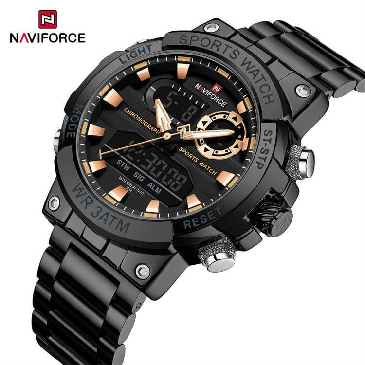 Naviforce Dual-Display Steel