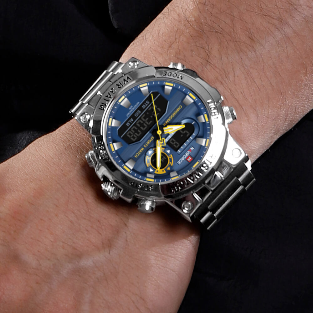 Naviforce Dual-Display Steel