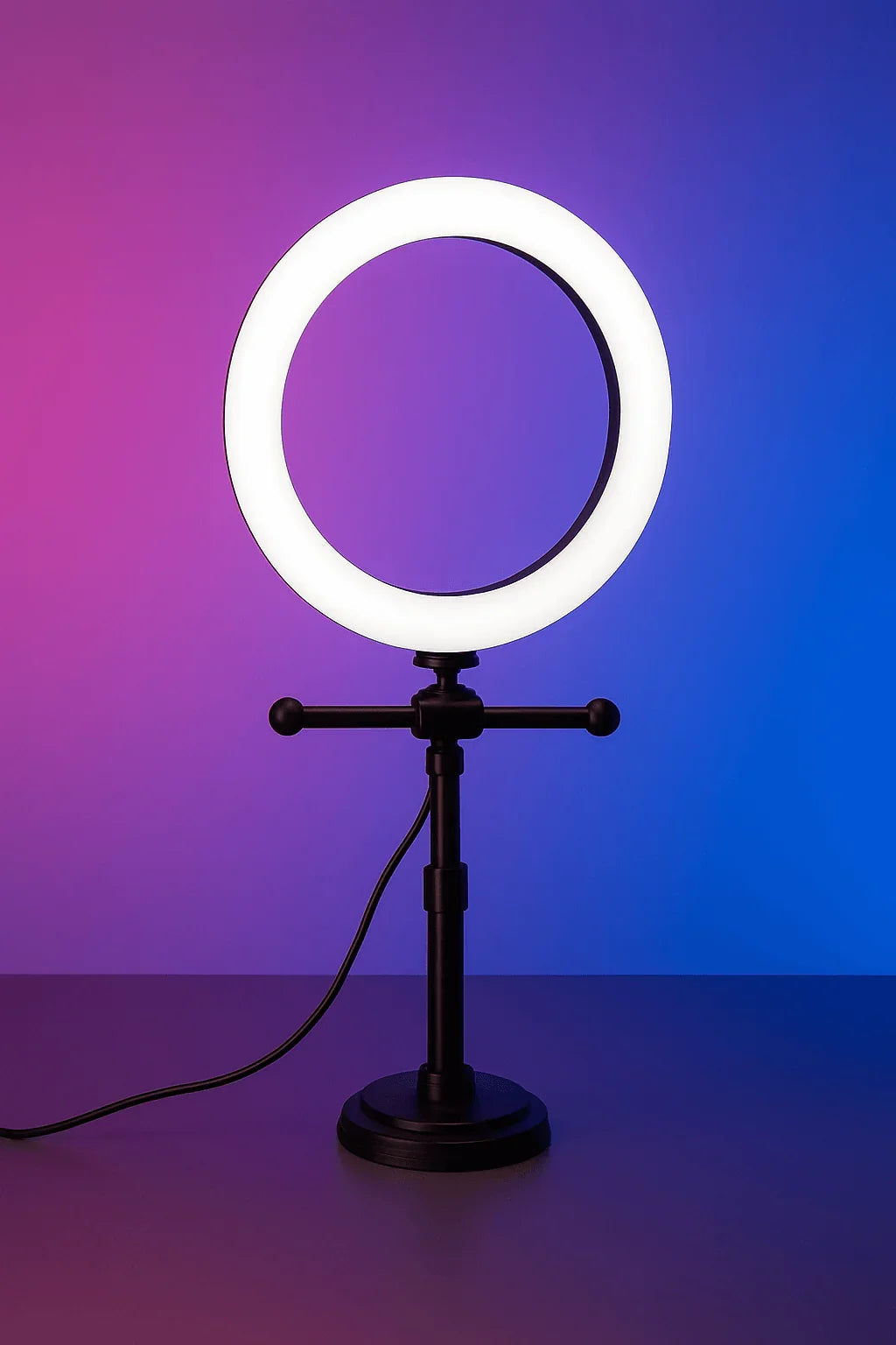 Ring Light with Dual Phone Holder