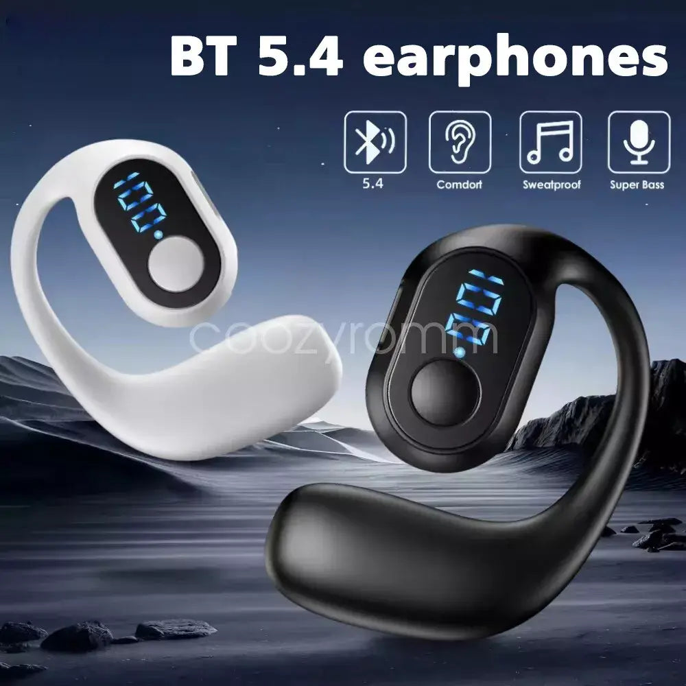 🎧 BT 5.4 Ear-Hook Wireless Earphone